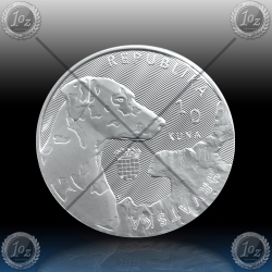 1oz HRVAŠKA 10 Kuna 2021 (DALMATINSKI PES) BU